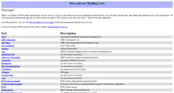 Desktop Screenshot of lists.csiro.au