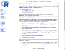 Tablet Screenshot of cran.csiro.au